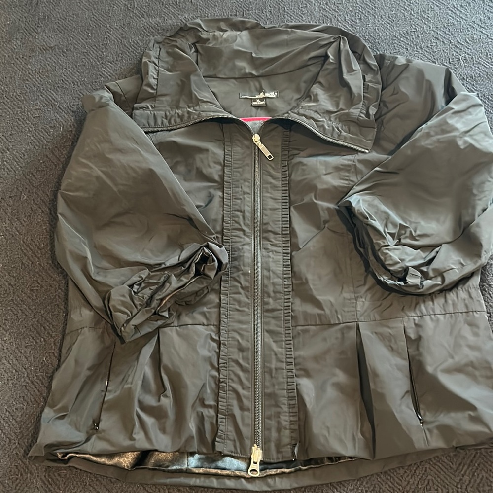 Cinch-able 3/4 sleeve jacket